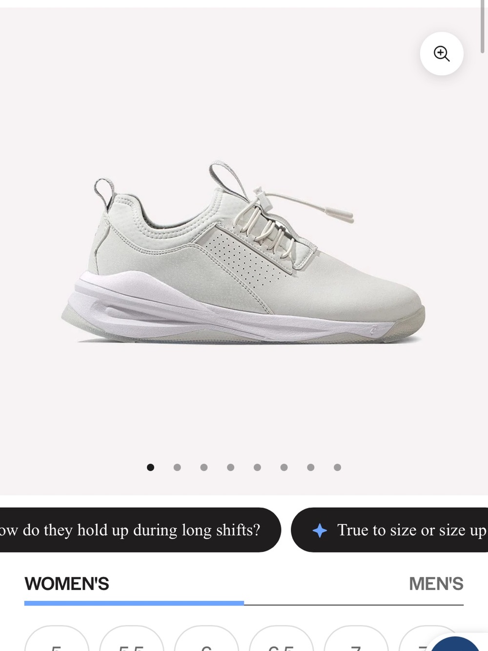 Women's White Slip-On Sneakers with Toggle Lacing